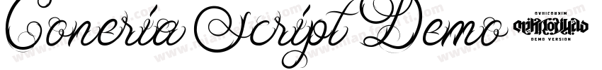 Coneria Script Demo字体转换